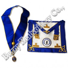 Masonic Regalia Hands Embroidery Bullion Wire Aprons Collar